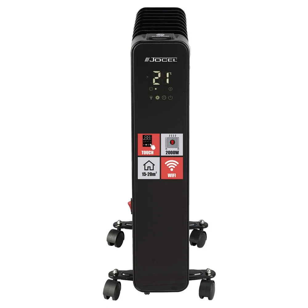 Aquecedor a Óleo Jocel JIO9013163 2000W 9 Elementos Preto - Recondicionado