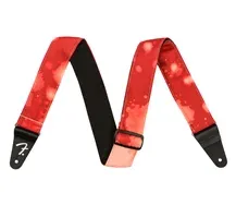 Correia Guitarra Fender Tie Dye Acid Wash Strap Red