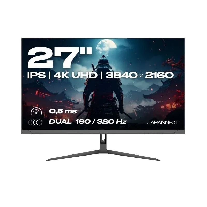 Japannext JN-IPS27G1632UF Monitor Gaming Dual Mode 27" IPS 4K/FHD 160hz/320hz 0.5ms