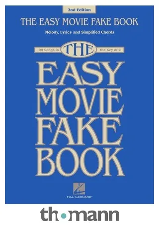 Hal Leonard The Easy Movie Fake Book