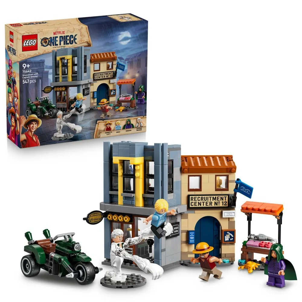 LEGO One Piece: Confronto com o Capitão Smoker | Idades 9+ | 547 Peças | Item 75642