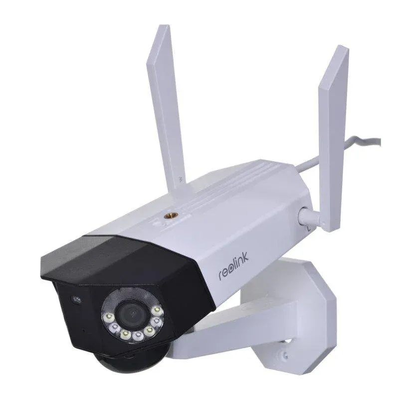 Câmera de vigilância Reolink Duo 2 LTE 2K Visão Noturna Interno e Externo Deteção IA Áudio Bidirecional