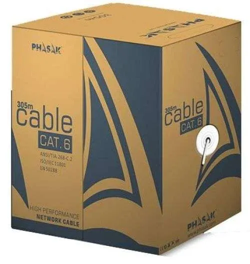 Cabo Rede UTP CAT6 RJ45 PHASAK 305 Silver -nao colocar