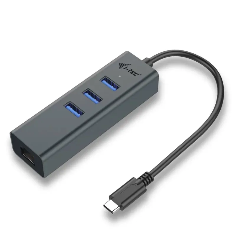 HUB I-TEC USB-C com 3 Portas USB 3.0 Y E