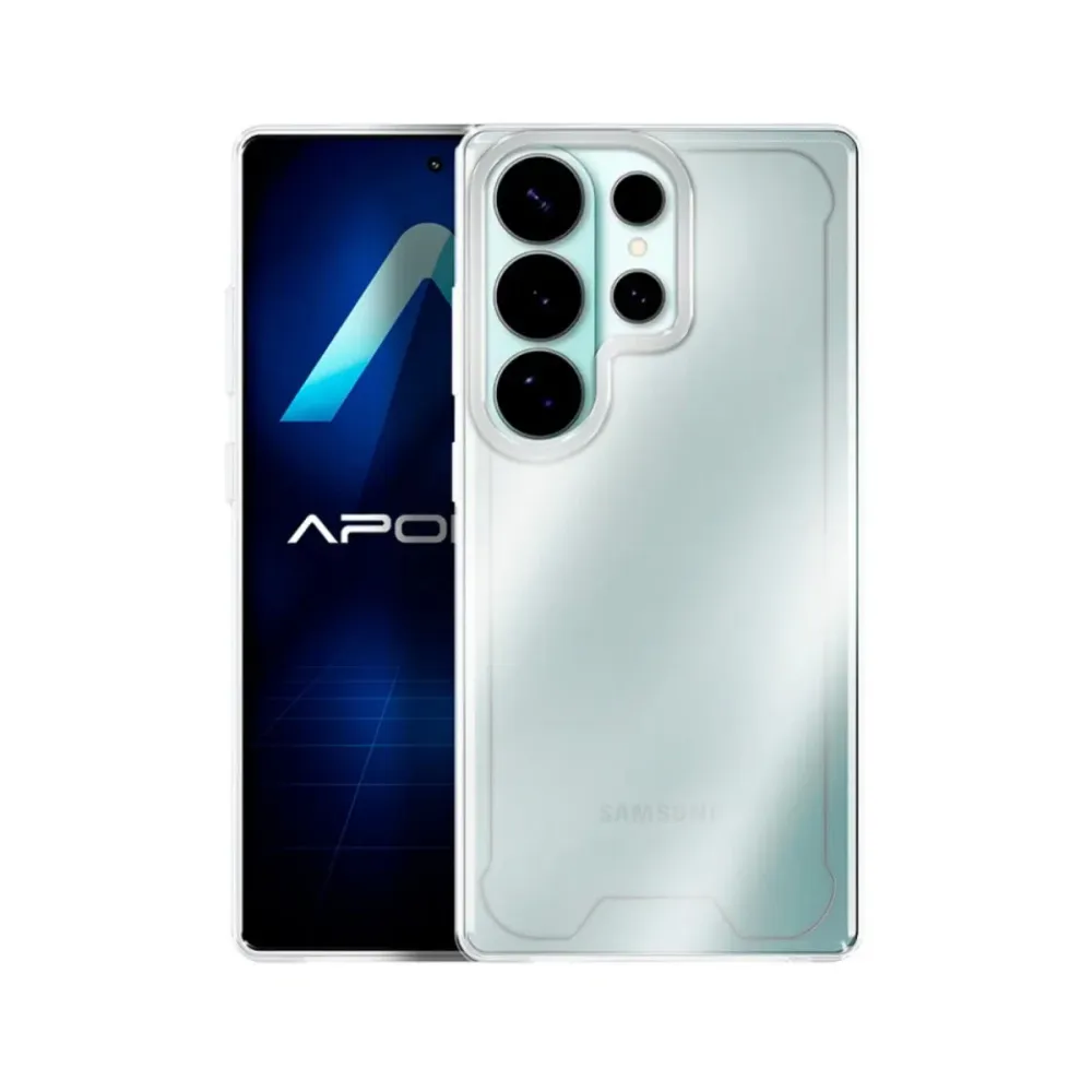 Capa de Silicone Reforçado Samsung Galaxy S26 Ultra Transparente