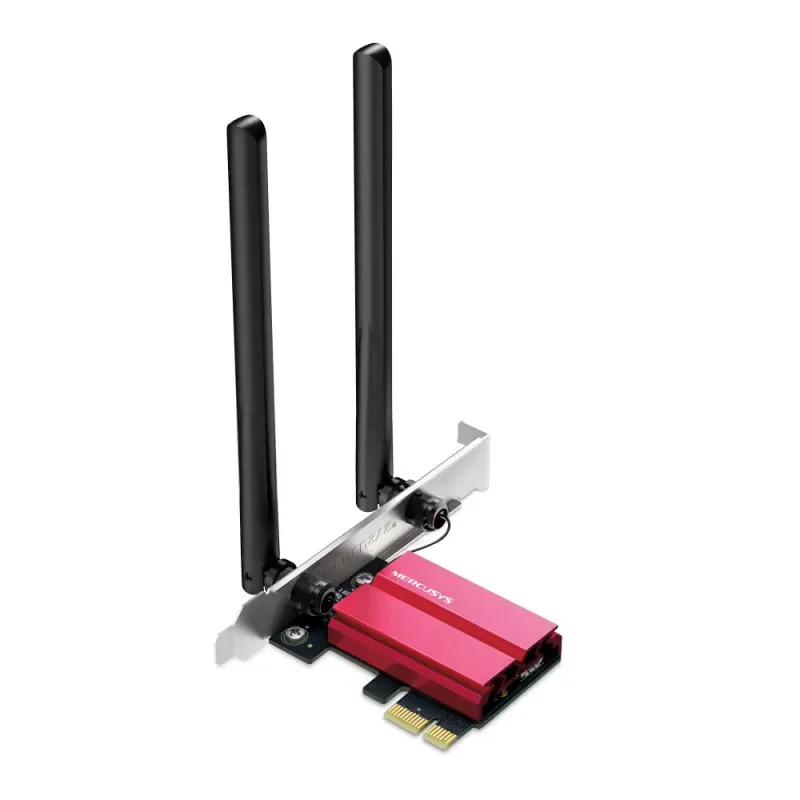 TP-LINK AXE5400 Tri-Band Wi-Fi 6E Bluetooth PCI Express Adapter 2402 Mbps at 6 GHz + 2402 Mbps at 5 GHz + 574 Mbps at 2.4 GHz