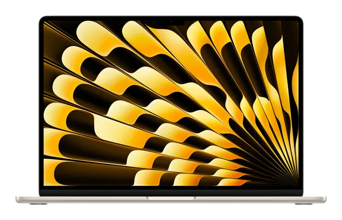Portátil Apple MacBook Air M4 15.3" 10-Cores 16GB RAM 256GB SSD Amarelo Radiante