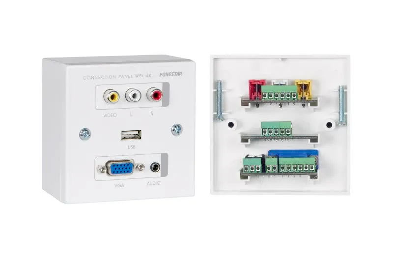 Comutador VGA/USB / A/V Branco - WPL-401