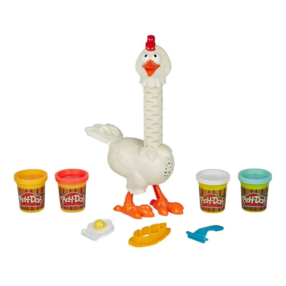 Brinquedo Play-Doh Galinha Penas Divertidas