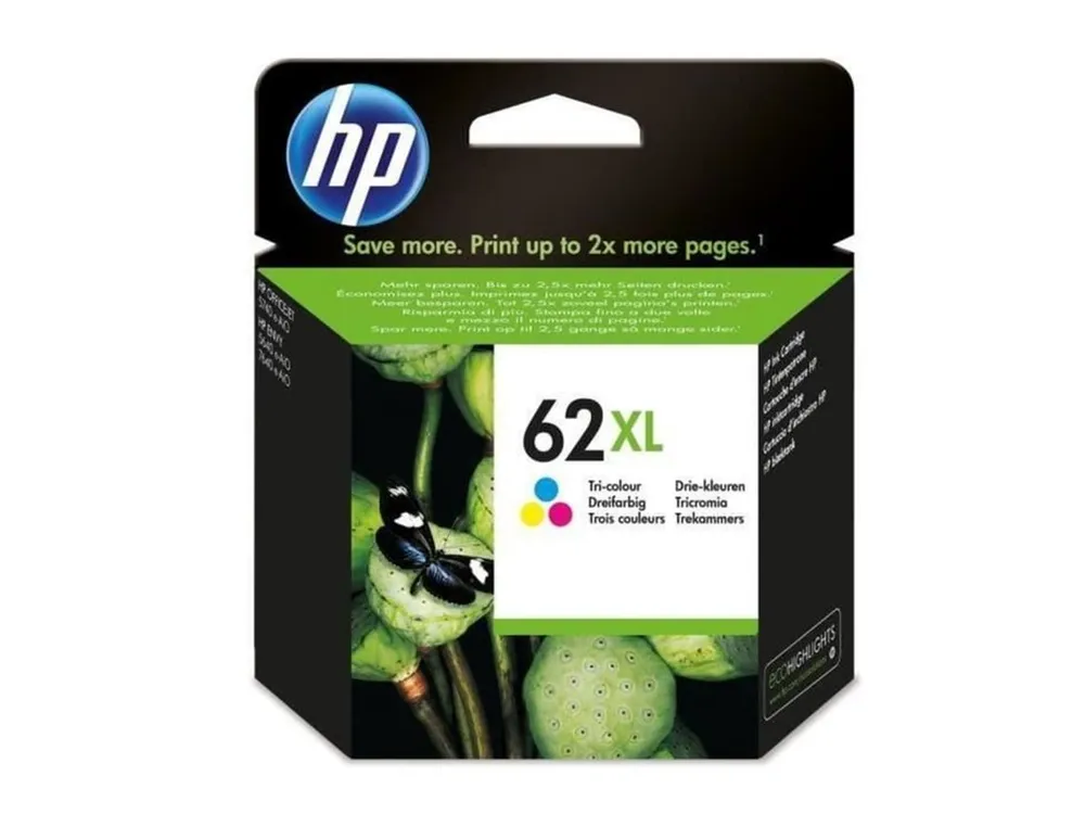 HP 62XL Tri-color Ink Cartridge