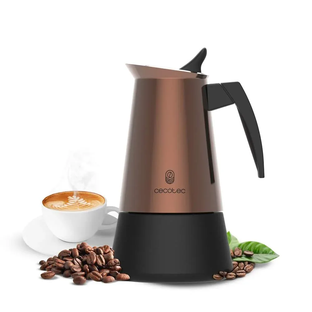 Cafeteira Italiana Piccolina 900 Bronze CECOTEC