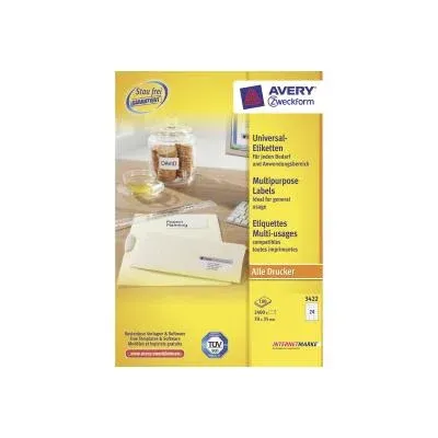 Avery Zweckform Autocolantes A4 70X35 Mm