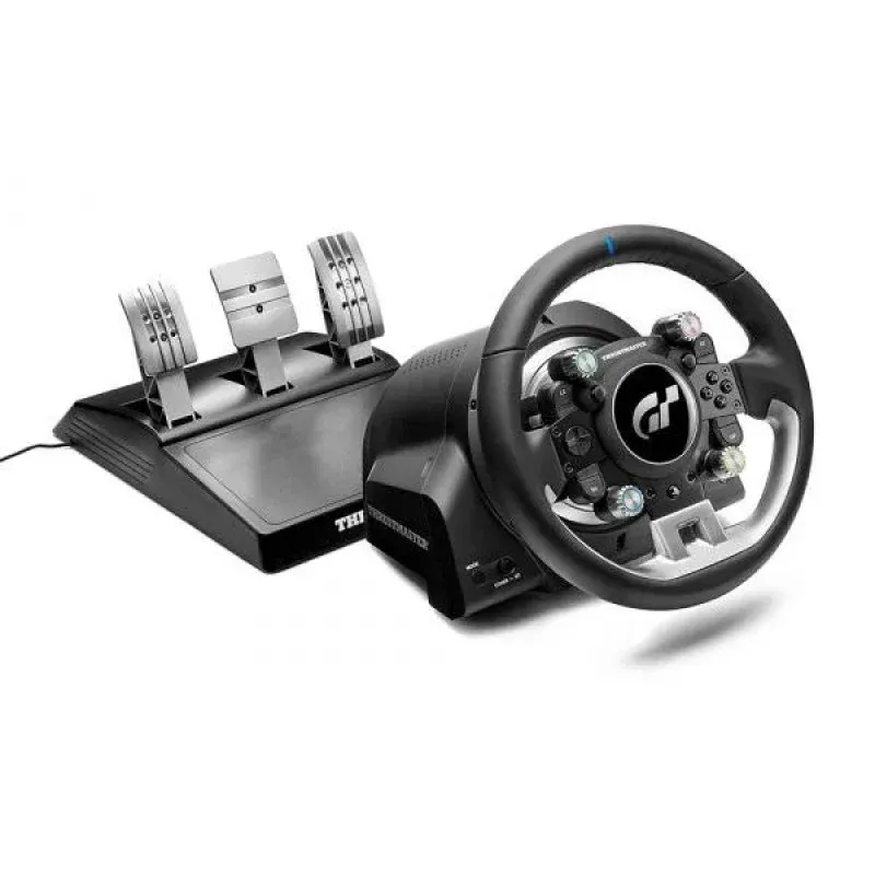 Thrustmaster T-GT II Volante Racing com Conjunto de 3 Pedais para PS5/PS4/PC