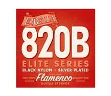 La Bella 820B Black Nylon Flamenco