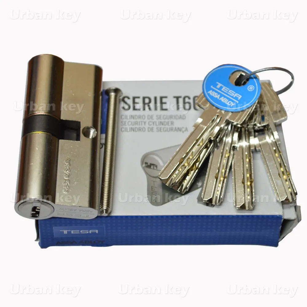 Cilindro Segurança Tesa T60 (35 35) Niquelado - CILSEG3535UK