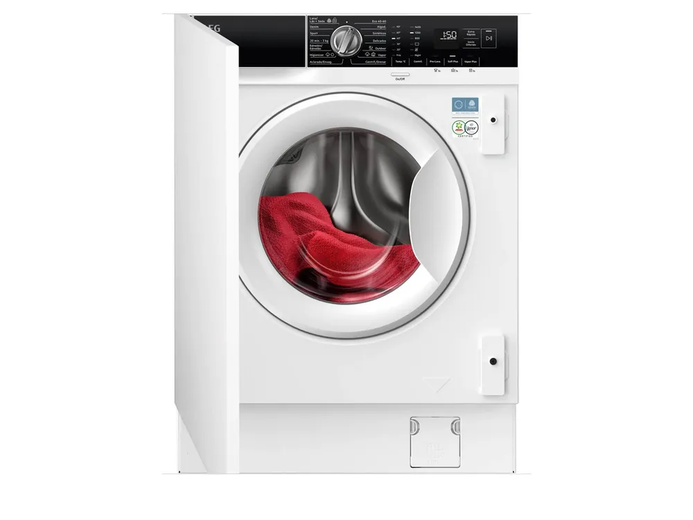 Máquina de Lavar Roupa de Encastre AEG LFU7G8434F (8 kg - 1400 rpm - Branco)