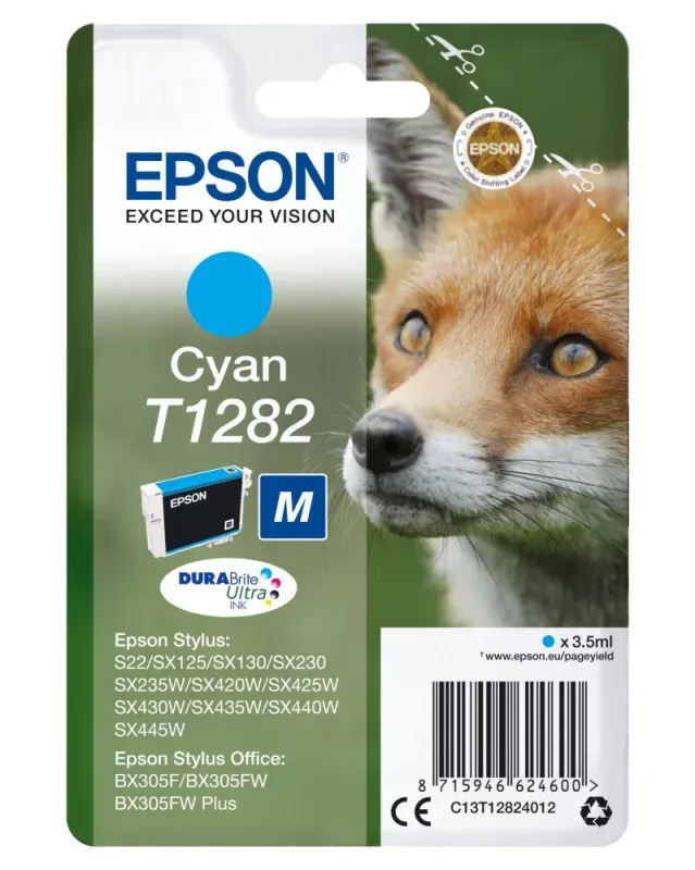 Tinteiro Original Epson T1282 Cyan