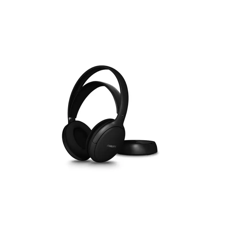 Auriculares Philips 6000 Series sem fios e com cabo para TV com carregamento rápido preto