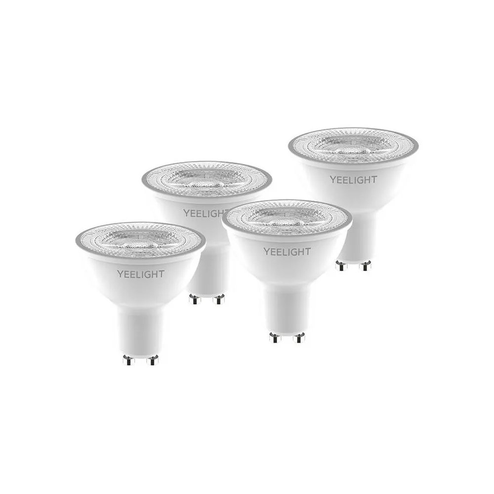 Yeelight Lâmpada inteligente LED GU10 W1 Dimmable 4 unidades