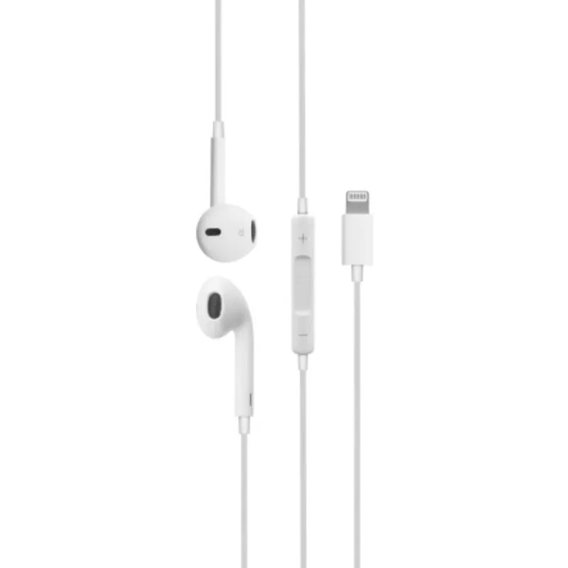 DCU 34151015 Auriculares com Fio Compatíveis com Apple com Microfone e Controlo de Volume Brancos