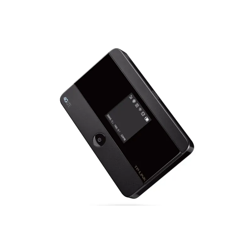 Router TP-LINK M7350 com modem 4G até 150Mbps / WiFi N Dual Band / Funcionamento autónomo com bateria de 2550mAh / Equipamento desbloqueado para todas as redes