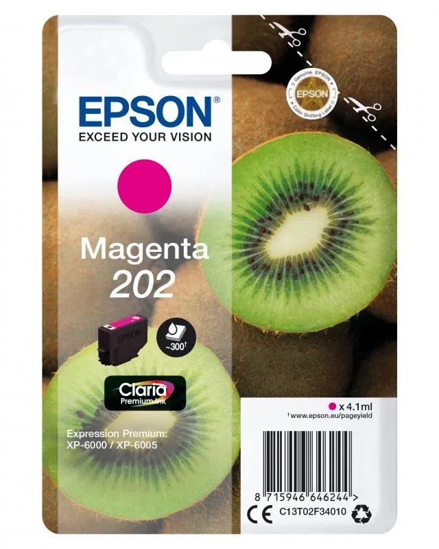 Tinteiro EPSON 202 Magenta - Expression Premium XP-600x/610x