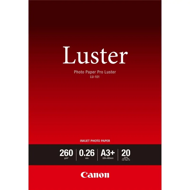 Luster Paper LU-101 - A3+ (Pack de 20 Folhas)