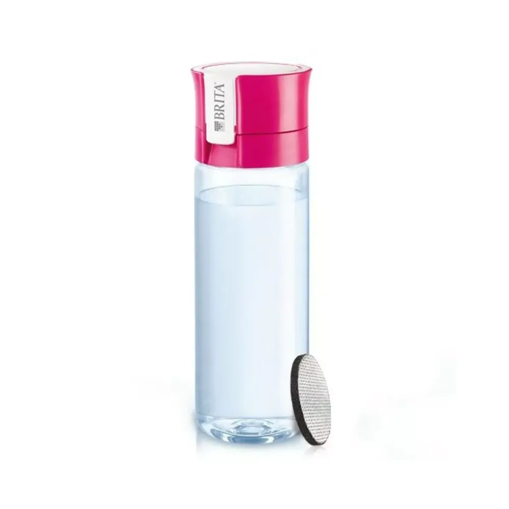 Garrafa Purificadora de Água Brita Fill & Go 600ml Rosa
