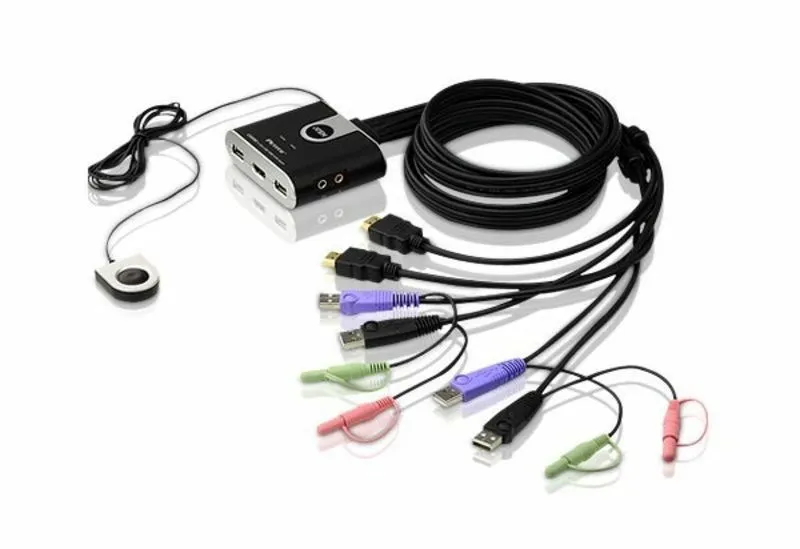 ATEN CS692-AT Switch KVM USB HDMI de 2 Portas com Áudio CS692-AT