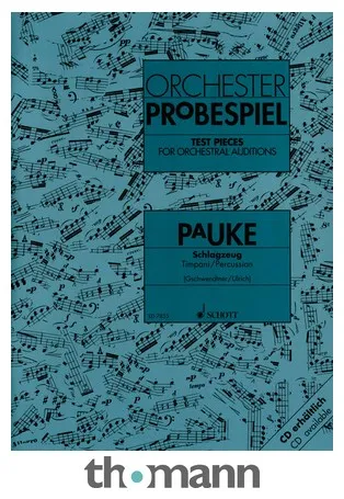 Schott Orchester Probespiel Pauke