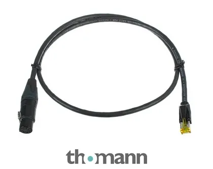 Sommer Cable CAT7 XLRf Adapter 1m black