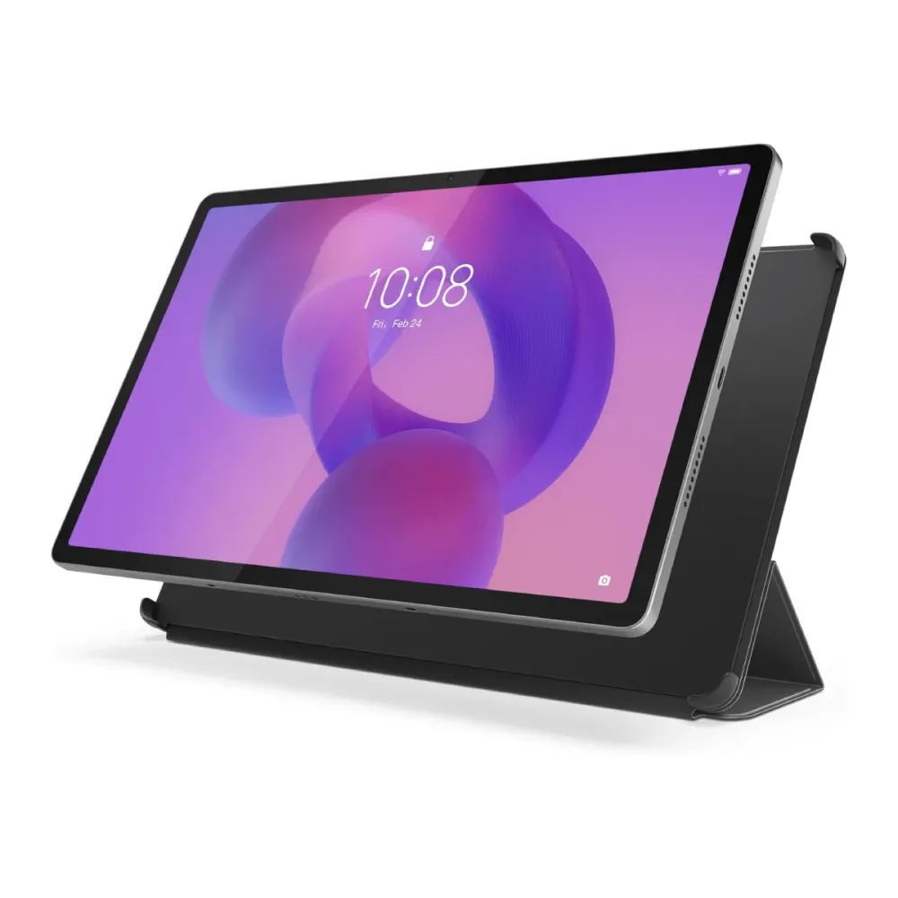 Capa Folio Compatível Lenovo Idea Tab Pro 12.7" Preta