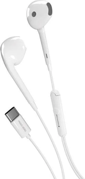 Auriculares com Fio SBS Tubb (In Ear - Microfone - Branco)