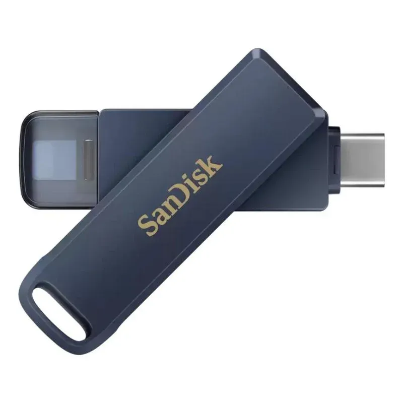 Pen USB SanDisk iXpand 128 GB USB Type-C / Lightning Azul