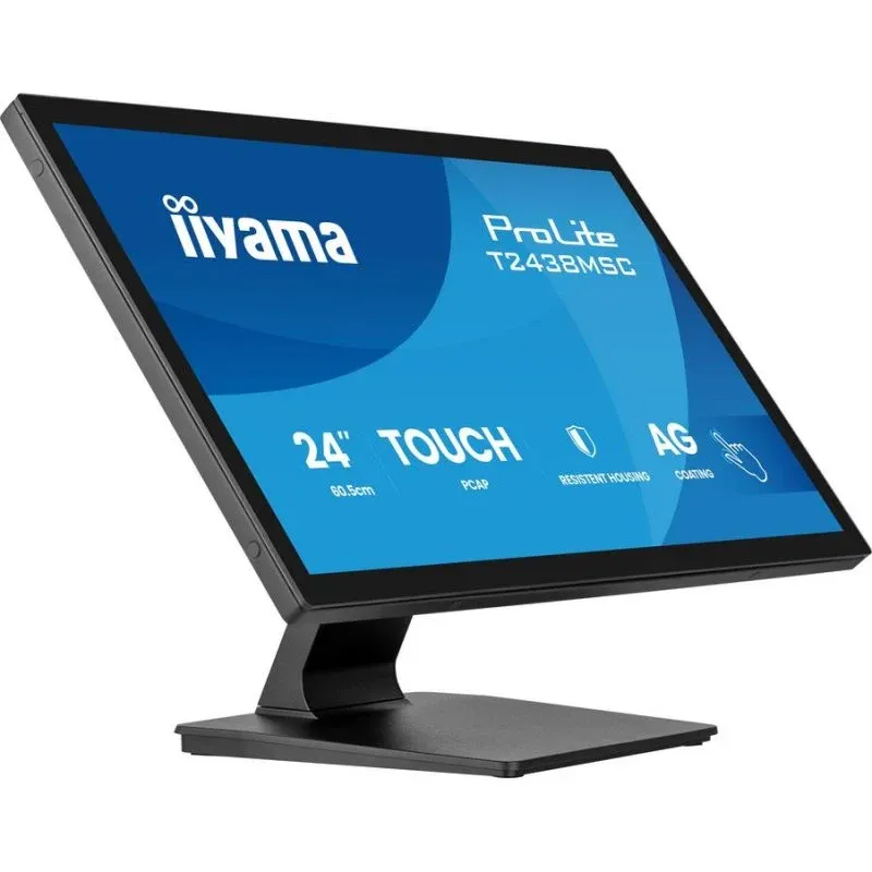 Monitor iiyama ProLite T2438MSC-B2 23,8" FullHD 120Hz IPS Touch Altifalantes HDMI USB VESA 5ms