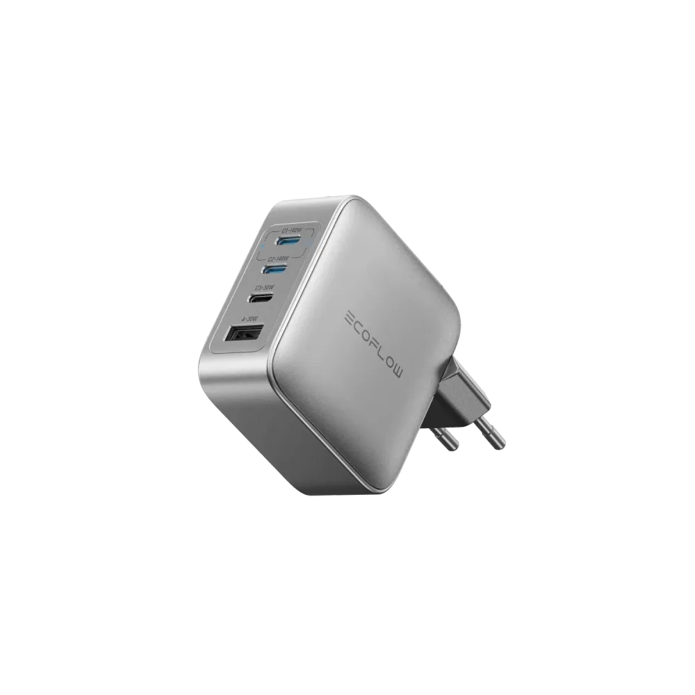 Carregador EcoFlow Rapid Pro 140W 4 Portas GaN
