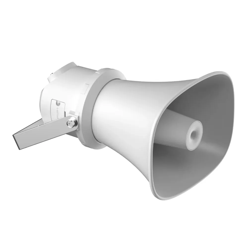 Altifalante IP Hikvision Bidirecional 10W 110dB ONVIF RJ45 PoE IP67 IK10 Branco - DS-QAZ1310G1T-EY(C)