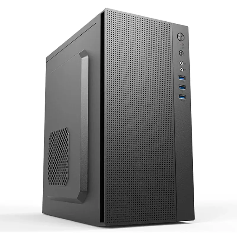 Caixa Micro-ATX NTECH Master Silent R1 USB 3.2 Com Fonte 500W