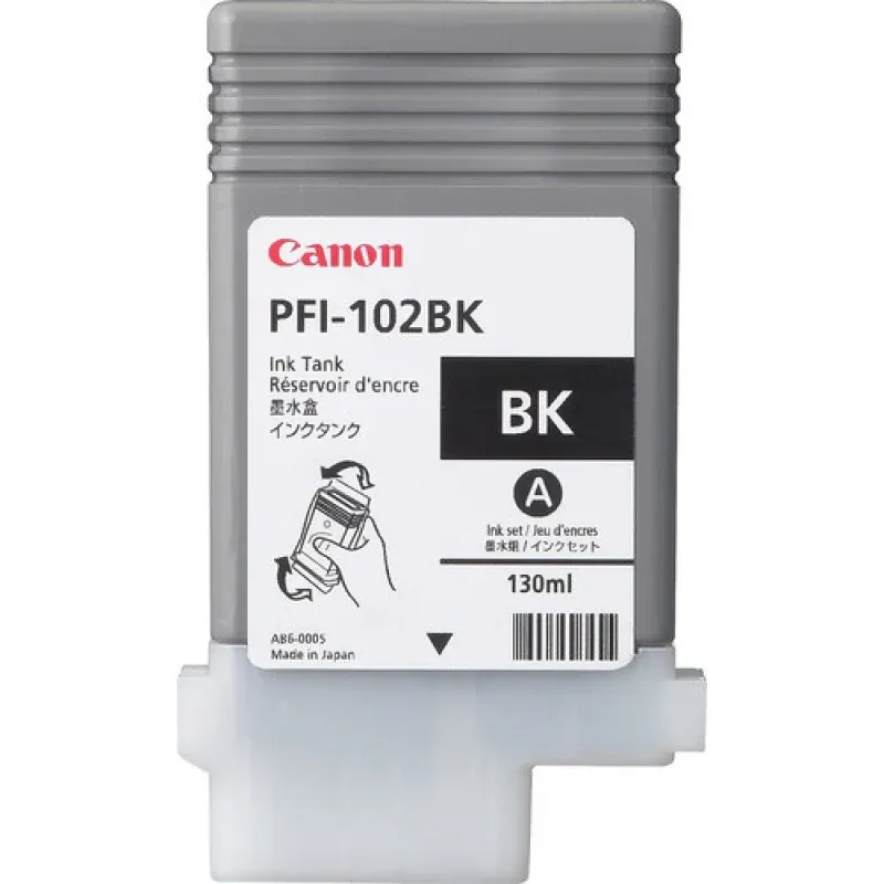 Ink tank 130 ml (black) PFI-102BK