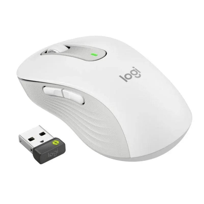 Logitech Signature M650 L for Business Rato Sem Fios Bluetooth com 4000 DPI e SmartWheel Branco