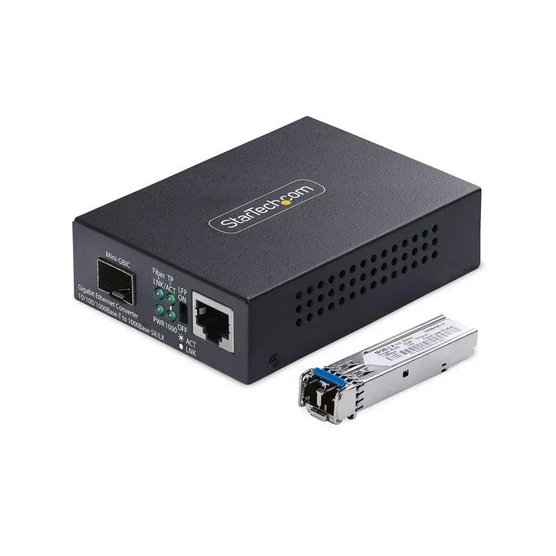 Tarjeta de Red StarTech MCM1110SMLC20 RJ45 LC 2 Gbit/s 20 km Monomodo