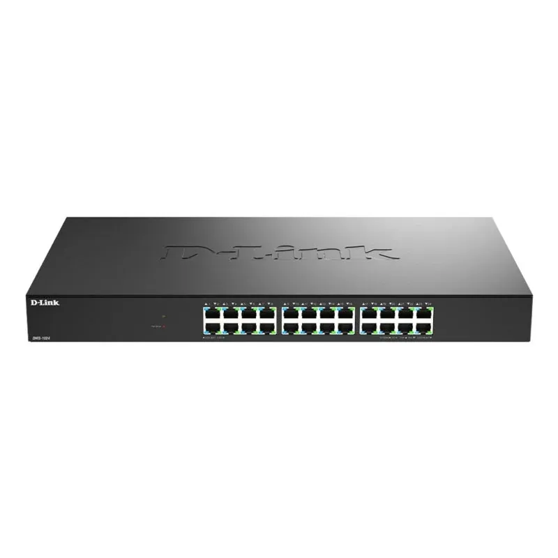 Switch D-Link DMS-1024 24 Portas 2.5G QoS Ventilação Silenciosa Metálico