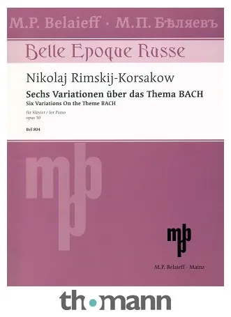 M.P. Belaieff Musikverlag Rimski-Korsakow Variationen