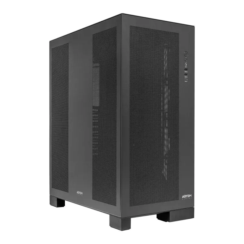 Caixa de Computador Abysm Gaming Workstation AI PRO 100 Torre E-ATX Mesh USB-C Preta