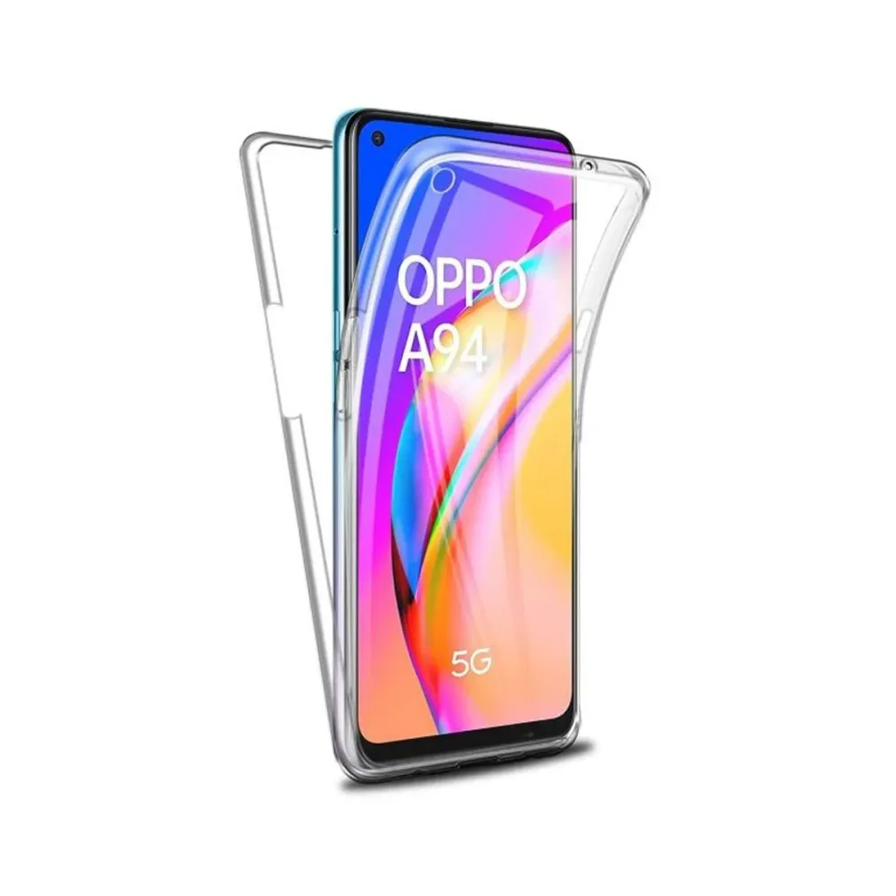 Capa Silicone Frente e Verso Oppo A94 Transparente