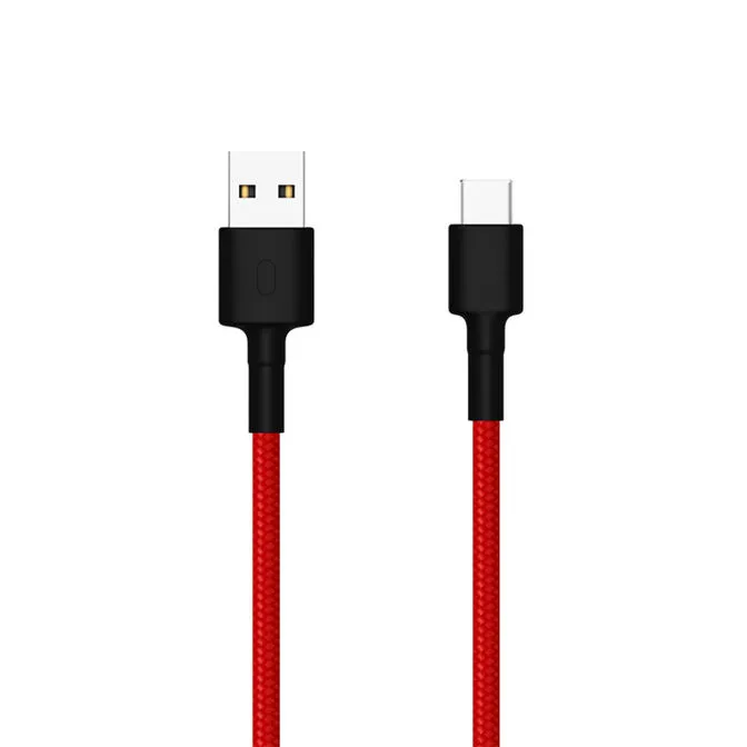 Cabo Xiaomi Mi Braided USB 3.0 a USB Tipo C Vermelho 1M