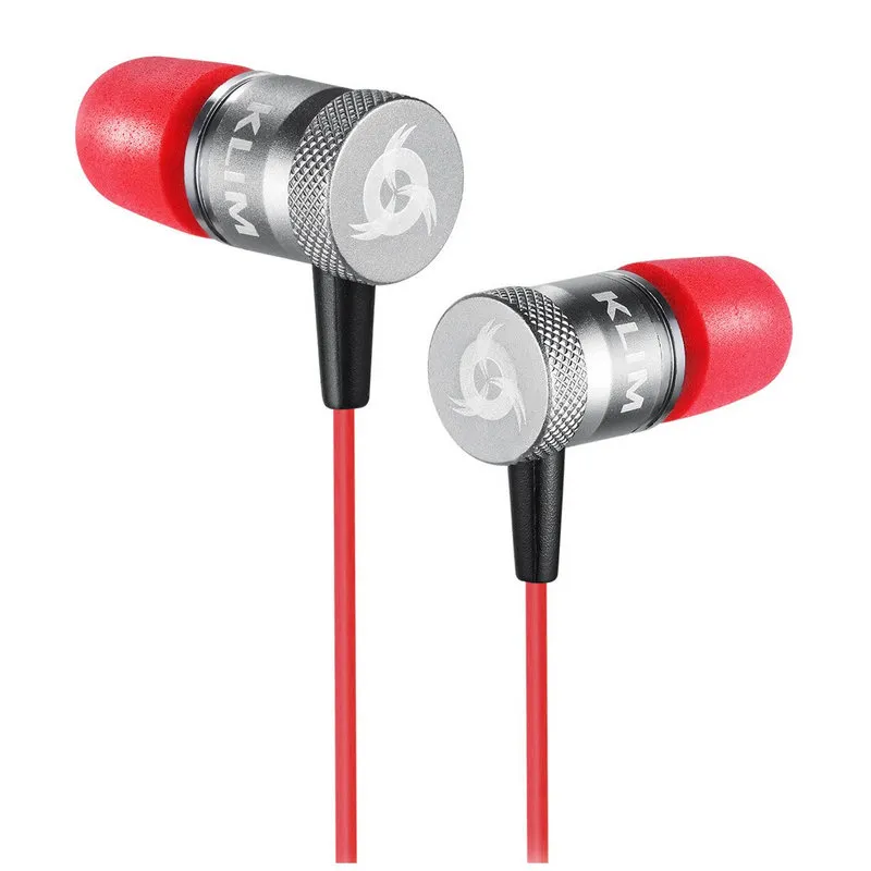 Klim Fusion Auriculares Intrauditivos Vermelhos