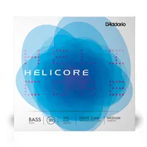 Jogo Cordas Contrabaixo 3/4 D'Addario HS610 M Helicore Solo