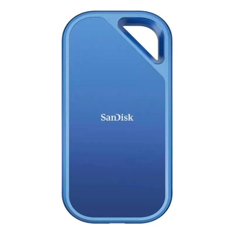 Disco Rígido Disco Duro SanDisk 1TB SSD NVMe 2000MB/s Creator Pro Azul USB Tipo C IP65