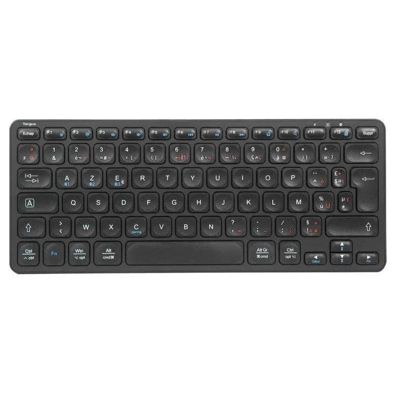Teclado Targus AKB862FR Compacto Bluetooth AZERTY Francês Preto